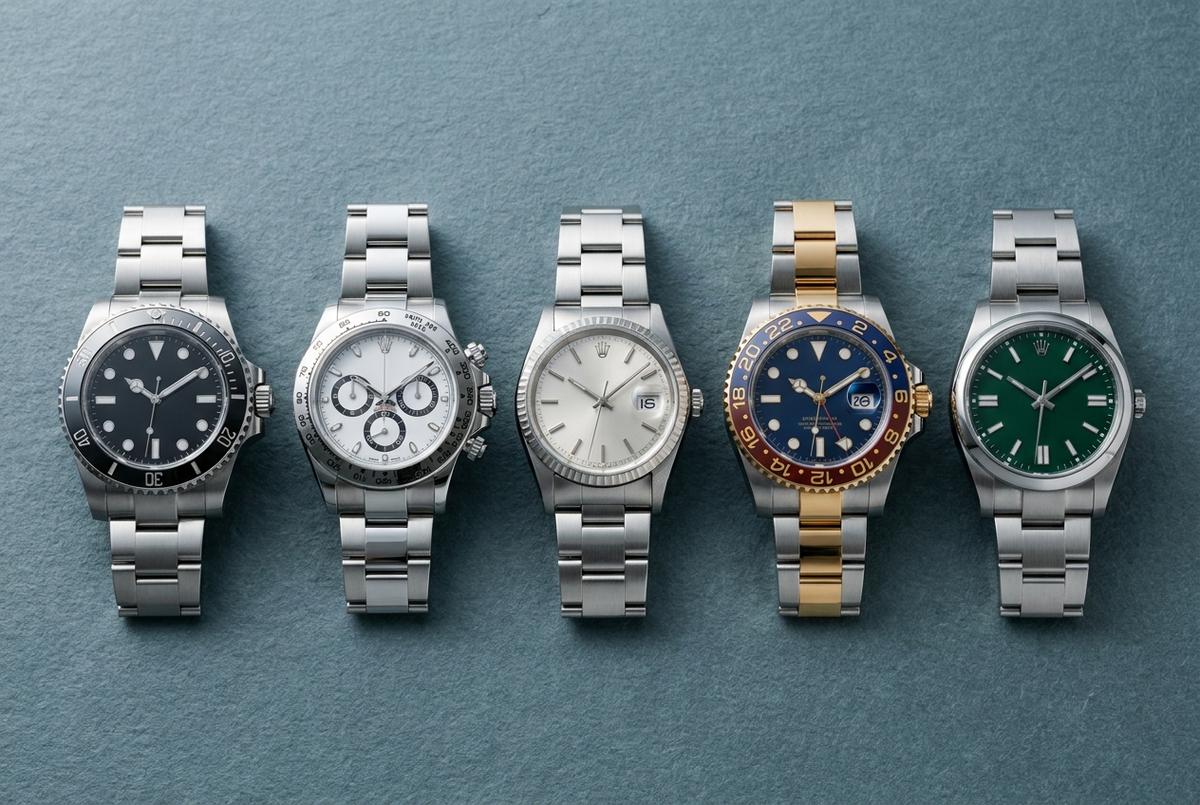 人気モデル別に見るロレックスの偽物の見分け方