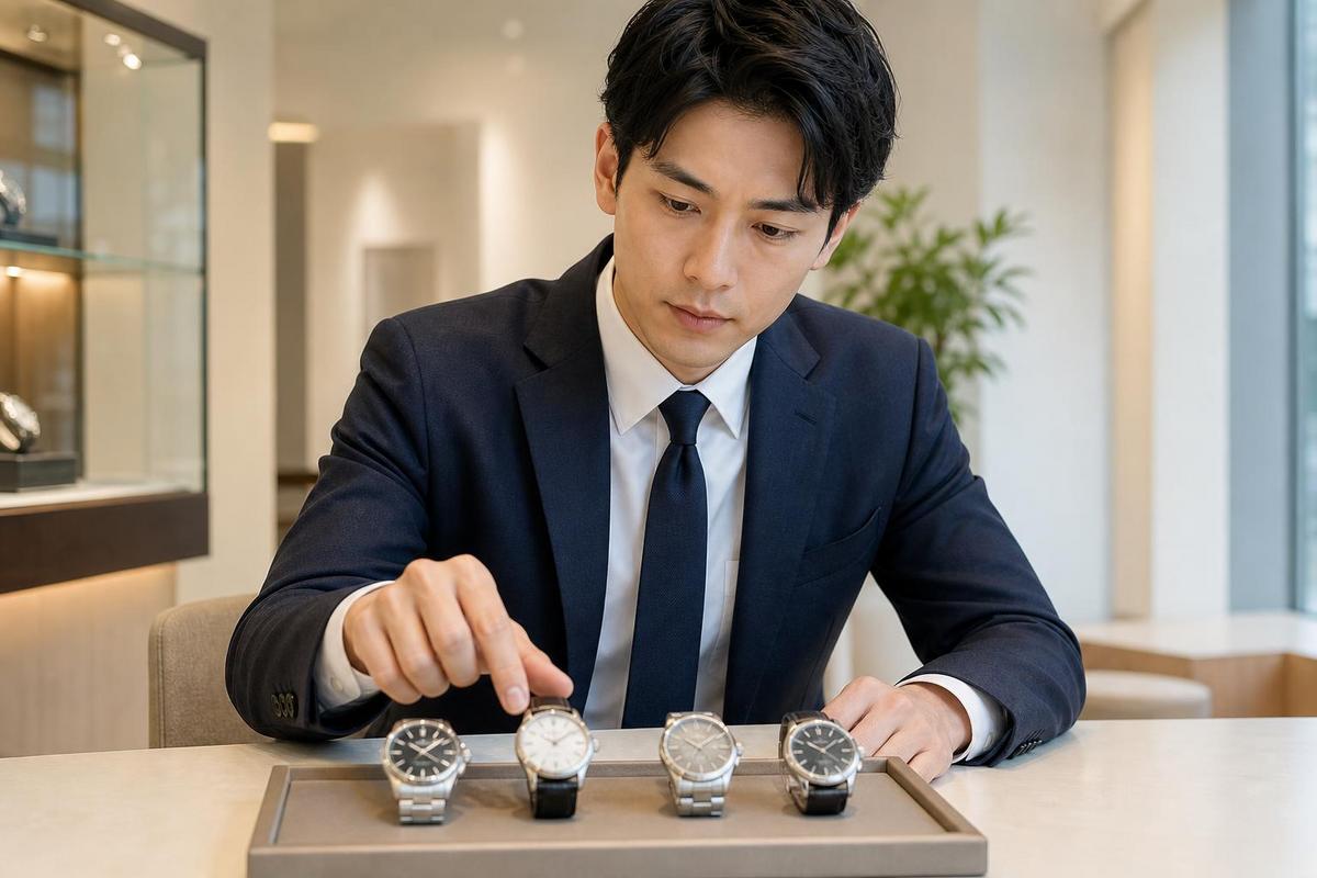 営業職の高級時計を年代別に選ぶコツ（20代・30代・40代）