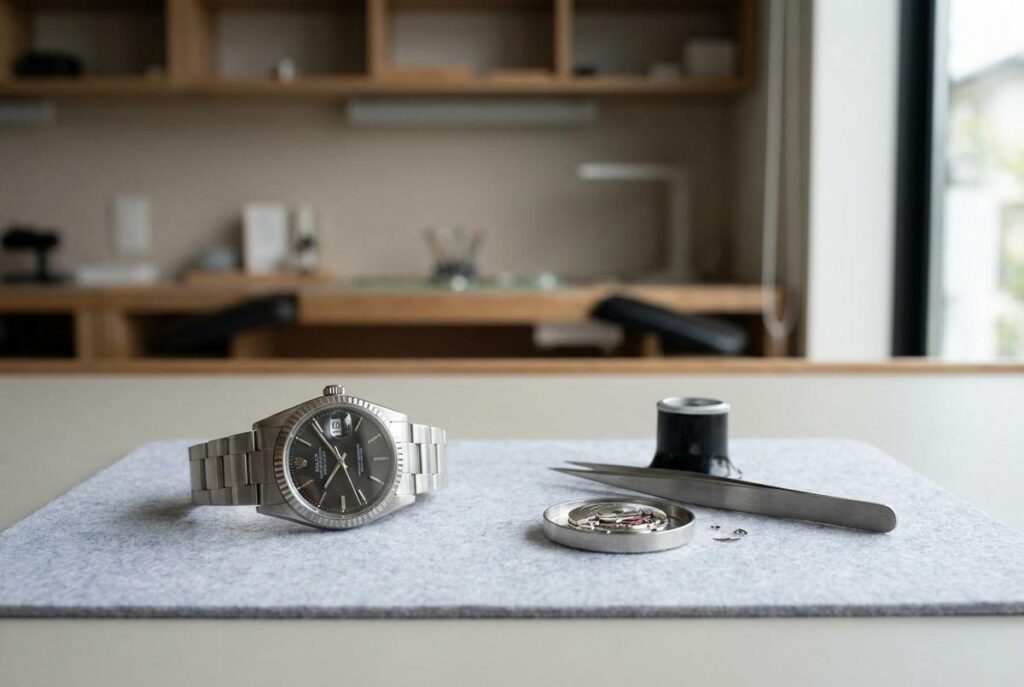 ロレックスのメンテナンス費用の相場と正規店・民間修理店の選び方