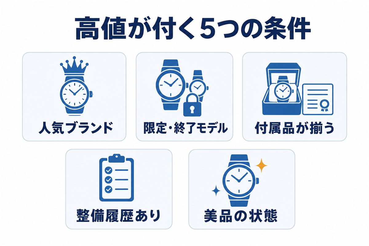 中古市場で評価されるポイント